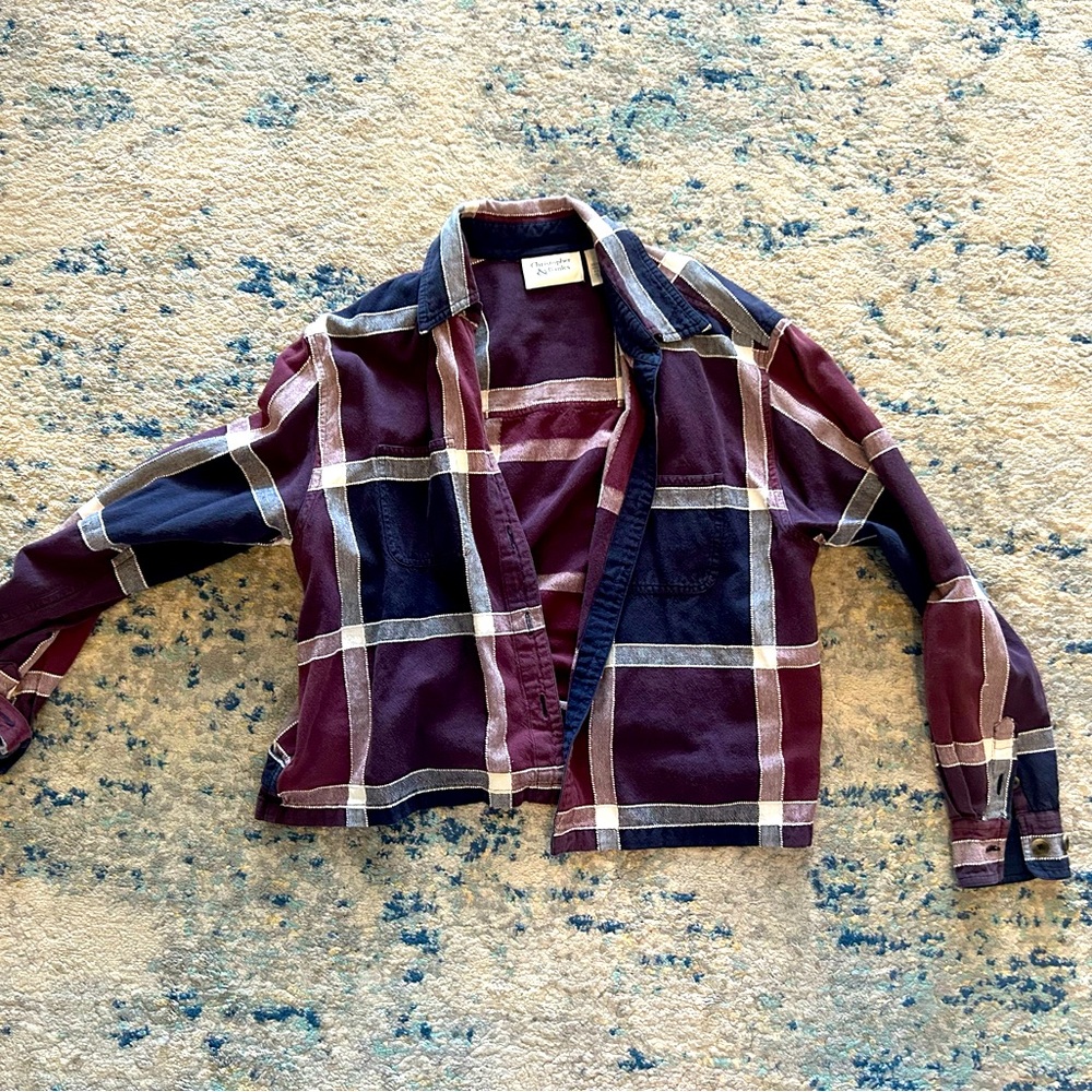 Cropped Flannel Shirt - Christopher and Banks